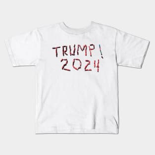 Trump 2024 Shotgun Shells Kids T-Shirt